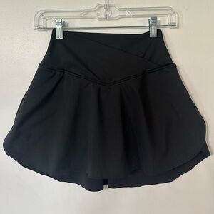 Black Women's Athletic Skort - Flared Active Shorts Women’s Small